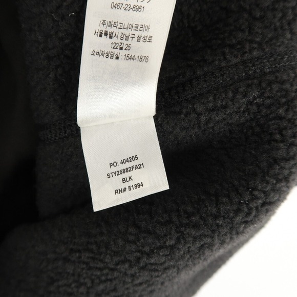 Patagonia Better Sweater Vest Mens XL Black Heather Full Zip Logo* - Picture 8 of 8